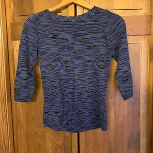 The LIMITED sweater.  Blue and black size small petite.